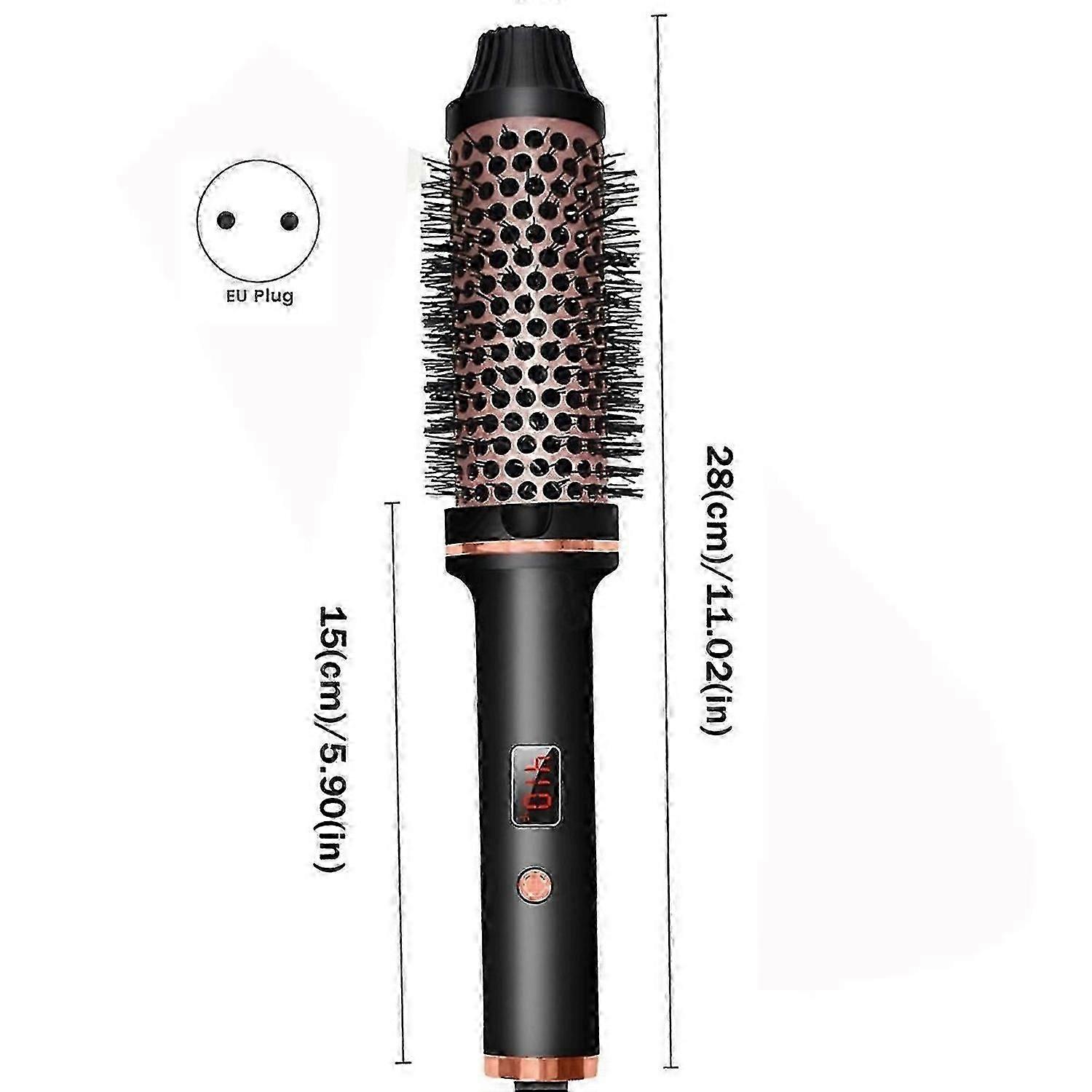 38mm Thermal Volumizing Hot Brush Ionic Curler Eu Plug
