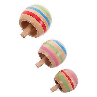 Wooden Spinning Gyro Toy for Durable Hand Eye Coordination Play