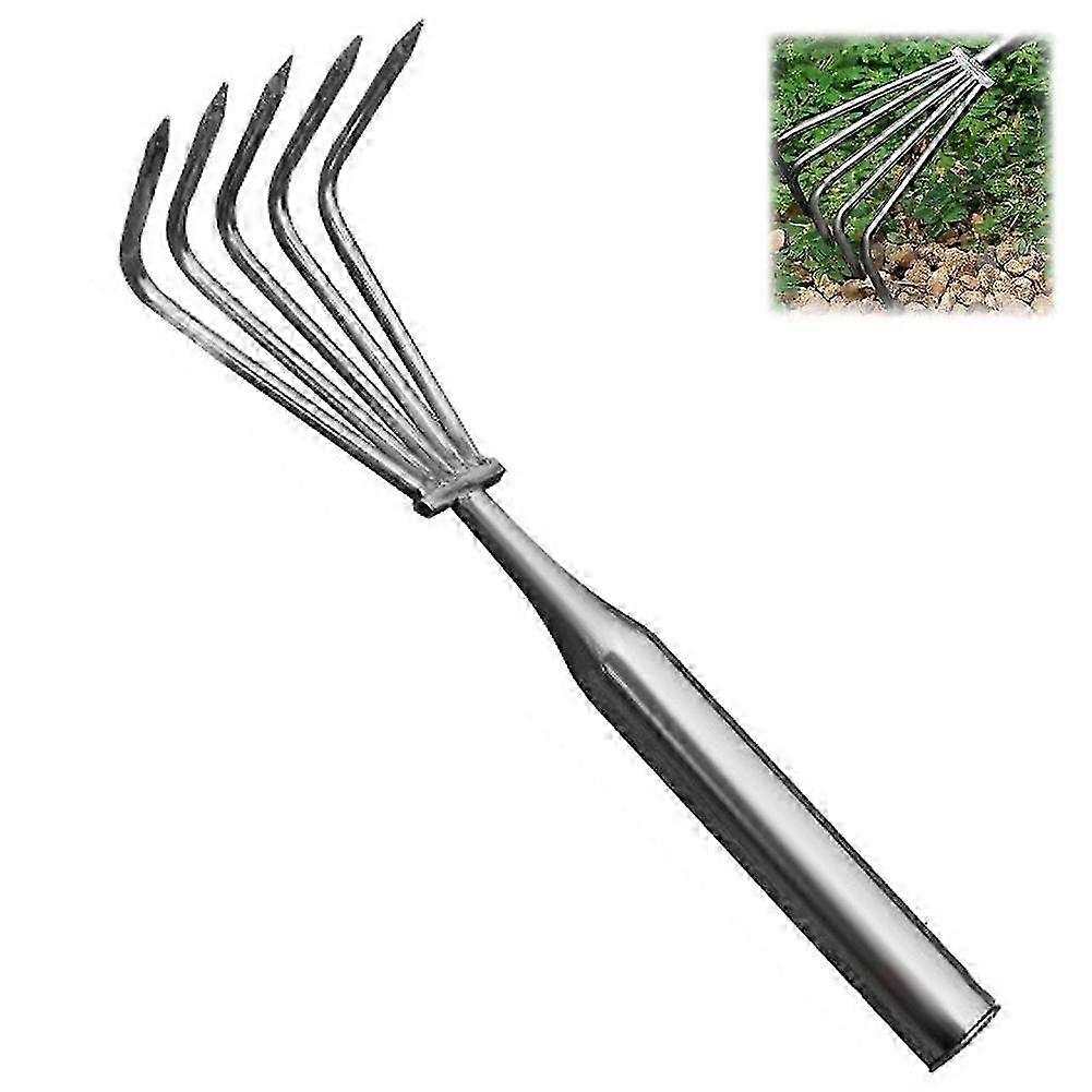 7 Tooth Stainless Steel Beach Rake