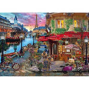 Sunset On The Seine Puzzel 1000 Stukjes