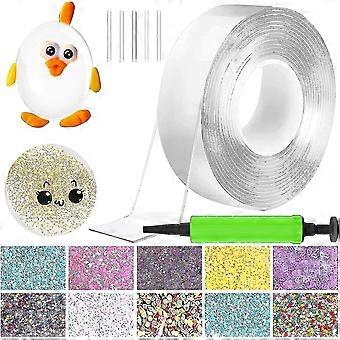 Nano Tape Bubble Kit Elastic Double Sided Plastic Bubble Tape