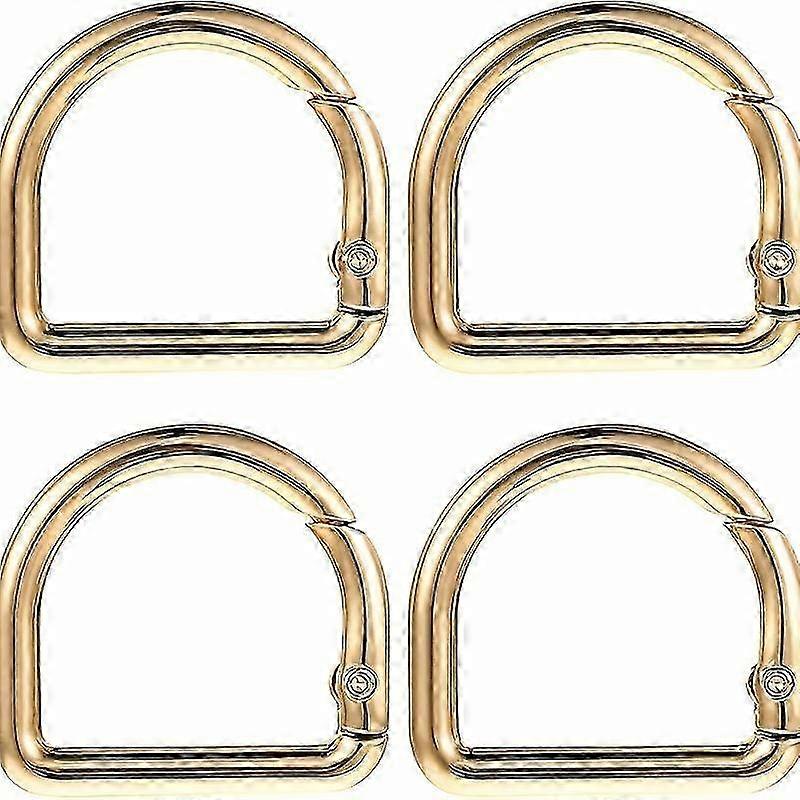 Spring-Loaded Metal D-Ring Buckles
