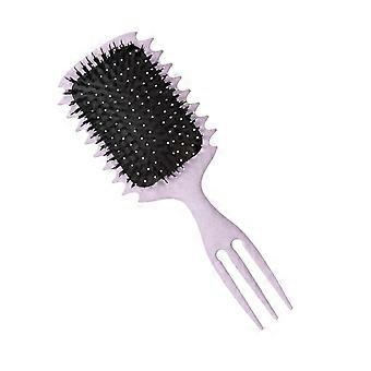 Spazzola ergonomica districante per capelli