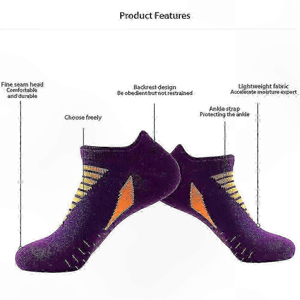 Men's Cushioned Athletic Ankle Socks 5/7 Pairs Soft Comcompatible withtable Support compatible with Sports Gym Fitness Walking Jogging