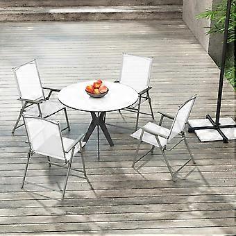 Foldable garden chairs - Folding chairs - Outdoor chairs - Garden furniture.