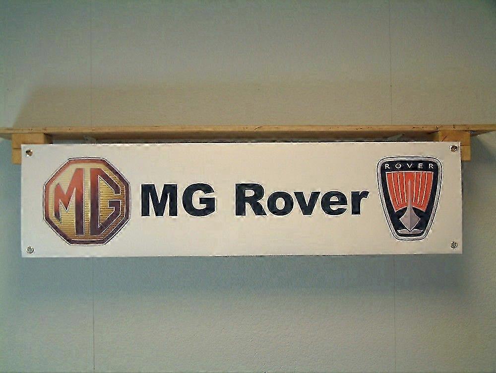 Banner Mg Rover Car