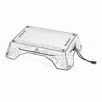 Table de camping compacte, ultralégère et portable avec plateau pliable pour la randonnée et le trekking, usage multifonctionnel