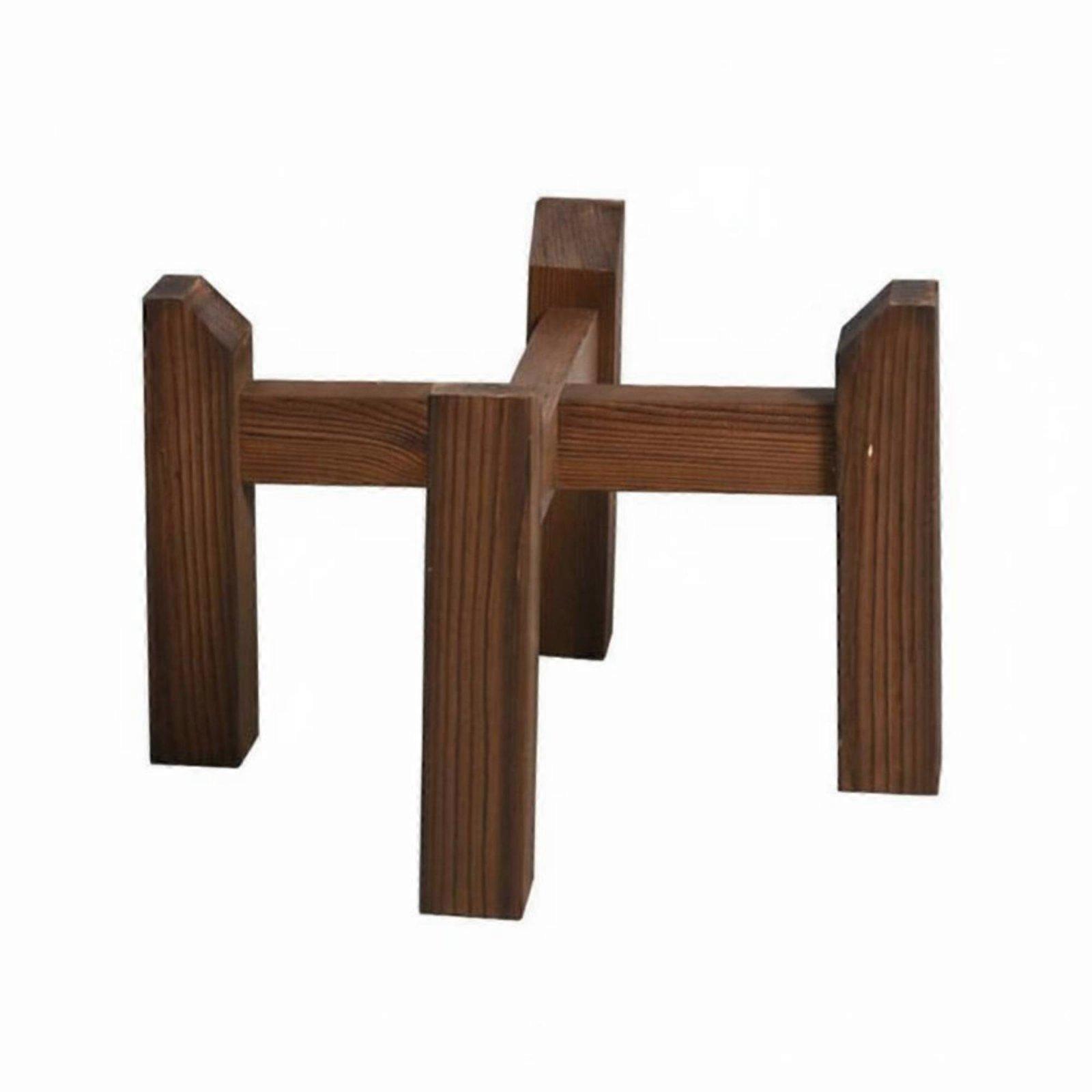 Intersecting Base Pot Stool Floor-Standing Display Stand Traditional Design