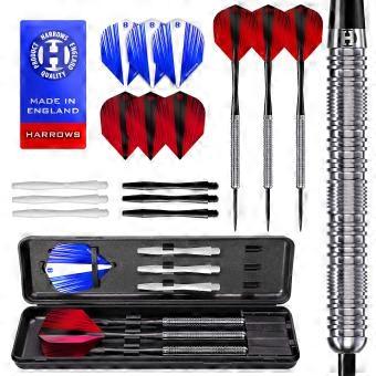 90% Tungsten Steel Tip Darts Set - 21g tot 30g, 16-delige bundel