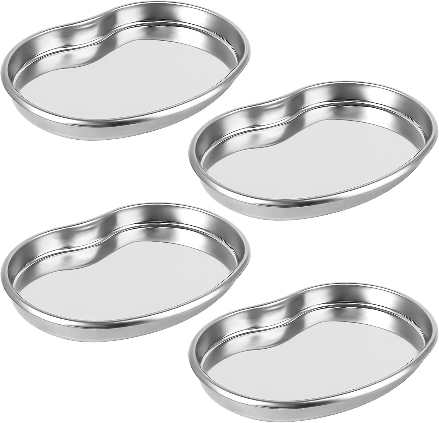 3 Pcs Kidney Dish, Curved Instrument Tray, Reusable Tray Kidney, Small Instrument Tray, Dish Tray For Tattoo Instrument Supplies, Lab Tool Instrument