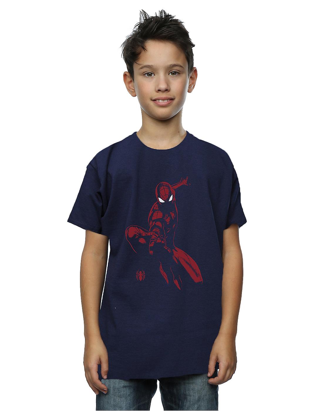 Marvel Boys Spider-Man Shadow T-Shirt