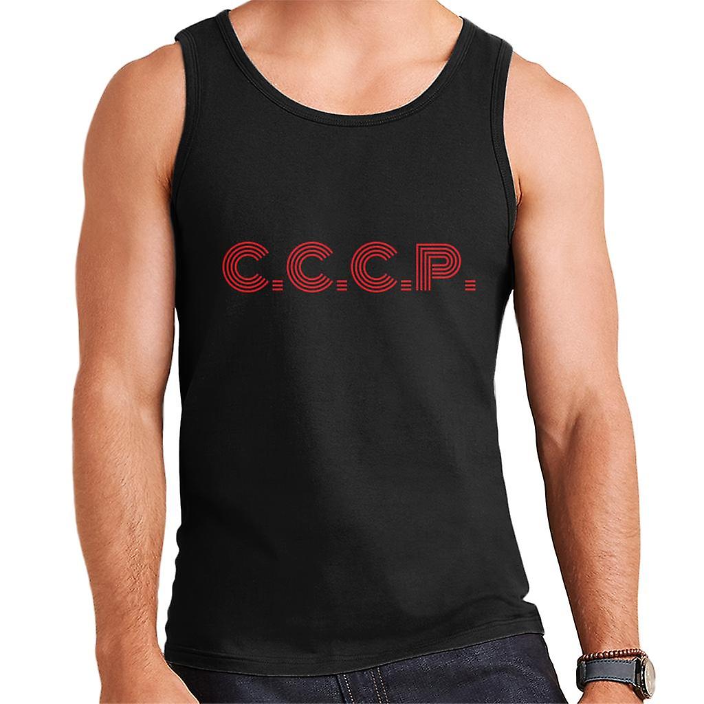 CCCP rood lettertype mannen Vest