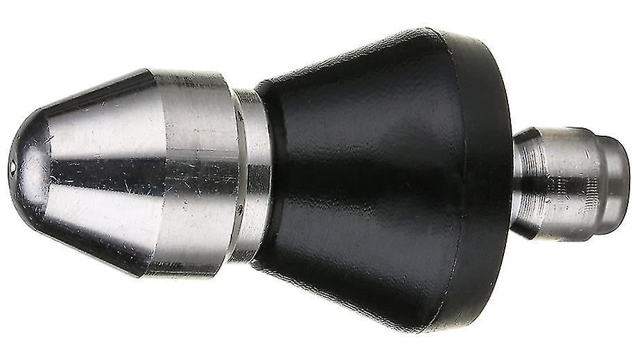 Rotary Pipe Cleaning Nozzle For Pipe Cleaner Quick Coupling Connection(1pc, Black)