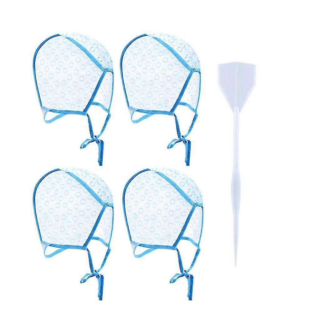 Set van 6 wegwerp tip caps, salon haarkleur caps