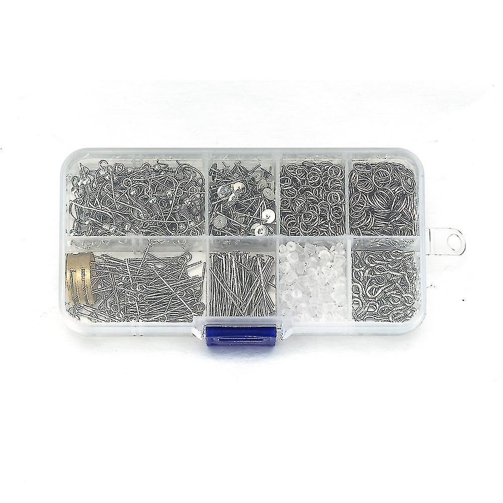 Earring Supplies Kit Includes Earring Hooks, Earring Backs, Jump Rings, Eye Pins, Earring Posts For