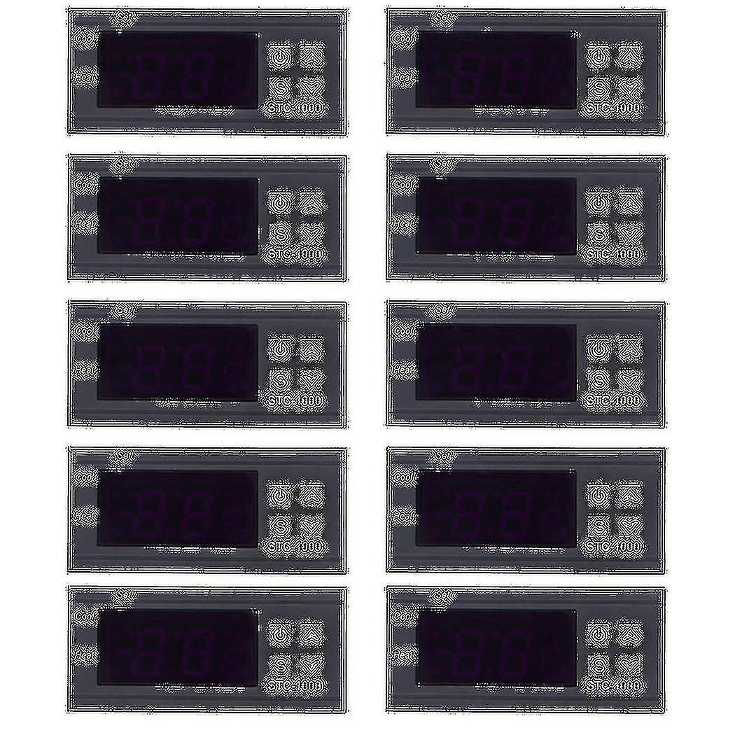 10x 220v Digital Stc-1000 Temperature Controller Thermostat Regulator+sensor Probe