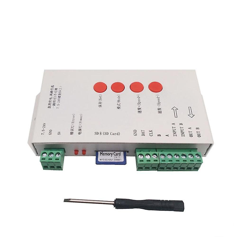 Controller LED RGB Wireless WS2812B WS2811 Con Telecomando RF E Uscita USB - 5V-24V