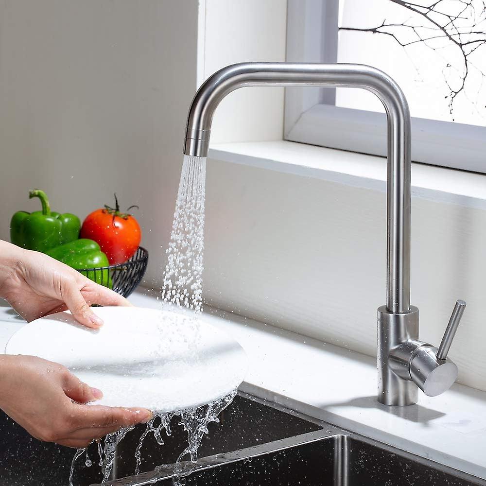 Trust Kitchen Faucet 2 Jet, avec un mélangeur de robinet d’évier écologique rotatif à 360°.