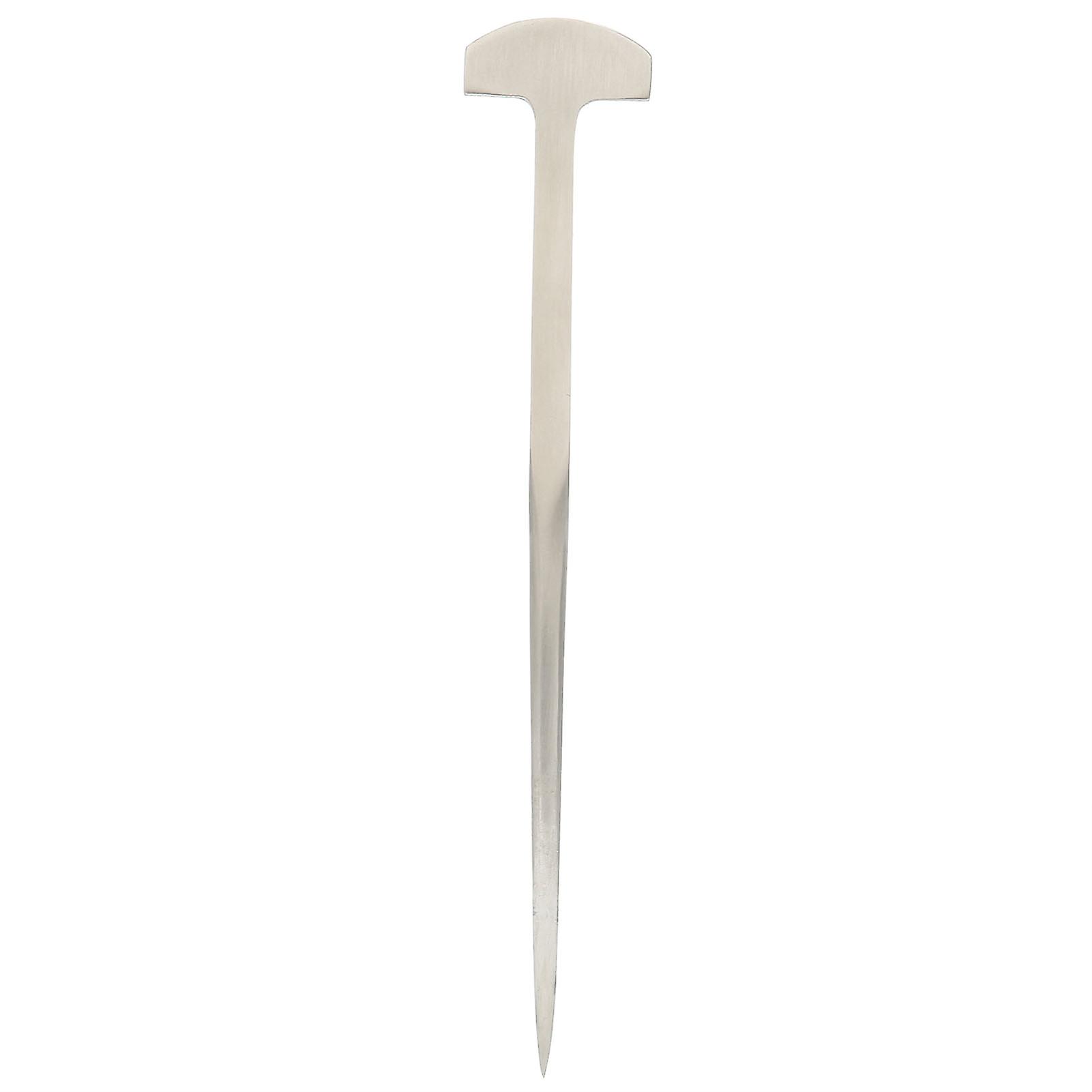 Japanese Style Eel Spike Stainless Steel T-Shape Cooking Fish Pin Durable Easy-to-Use Skewer for Kitchen Eel Preparation Tool Secure Hol