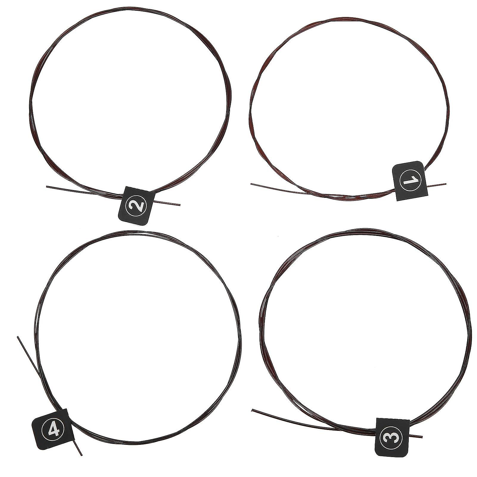 4-Pack Universal Fluorocarbon Guitar or Ukulele Strings (TX-3)
