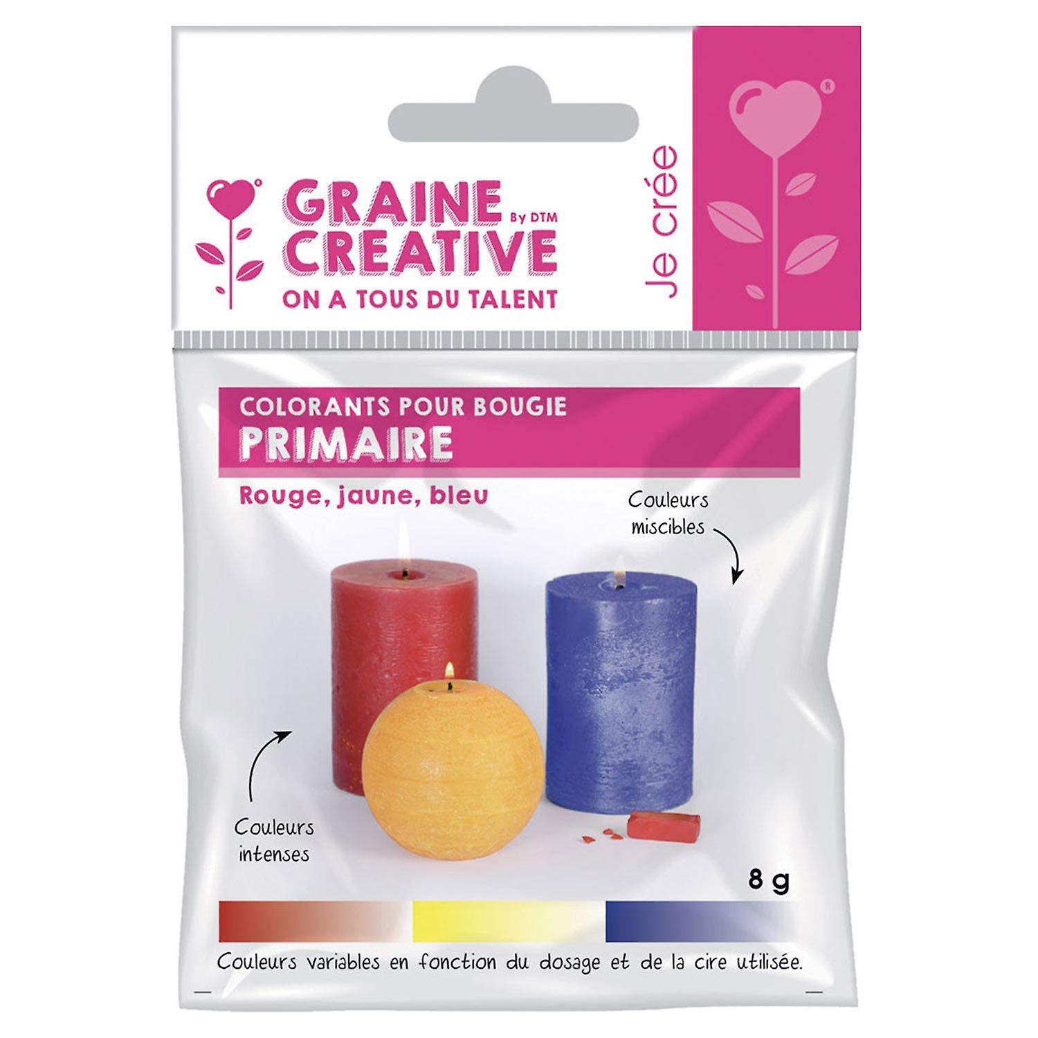 3 solid Candle coloring agents - Primary
