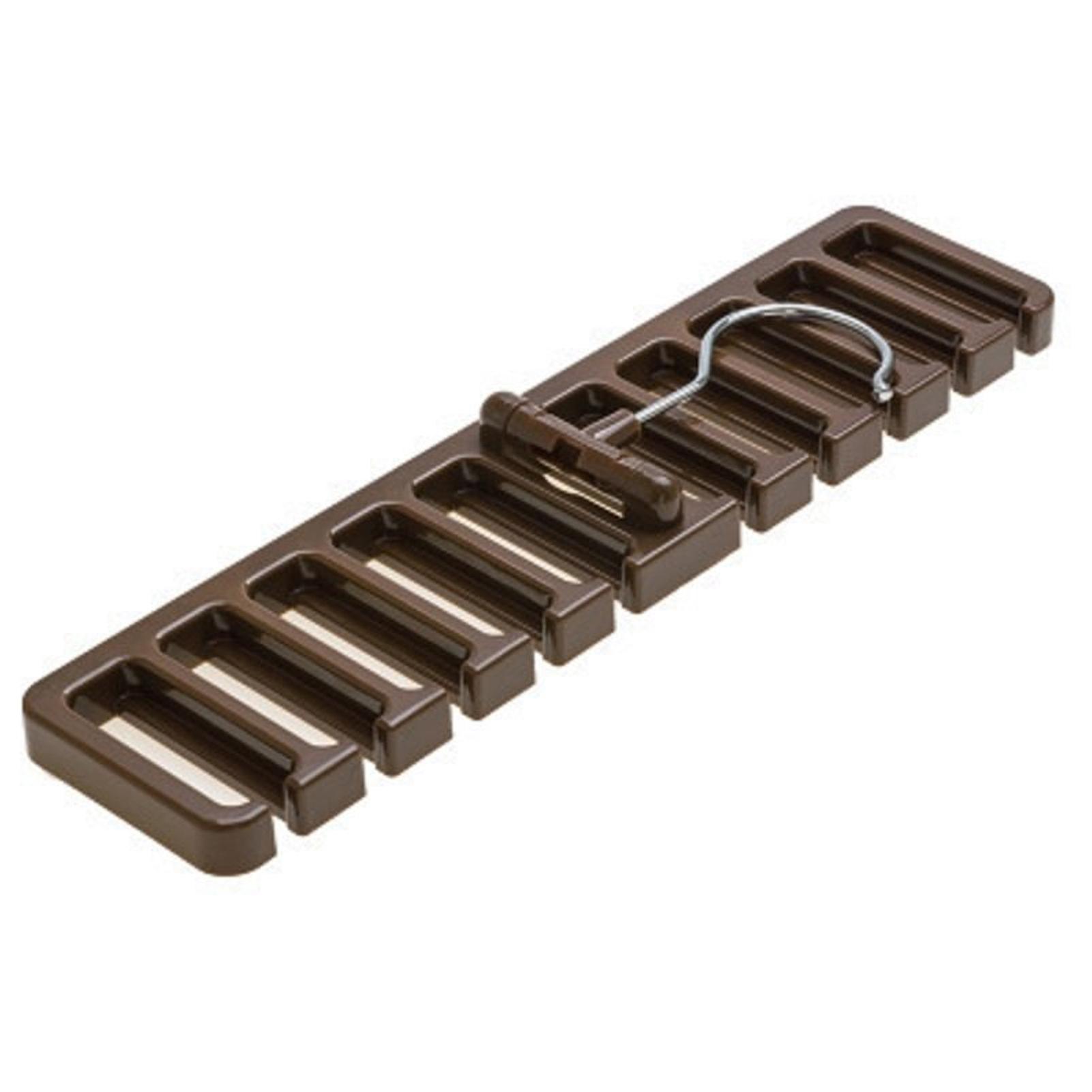 Multi-Layer Plastic Tie Belt Rack Heavy Duty Durable Hanging Hook for Wardrobes