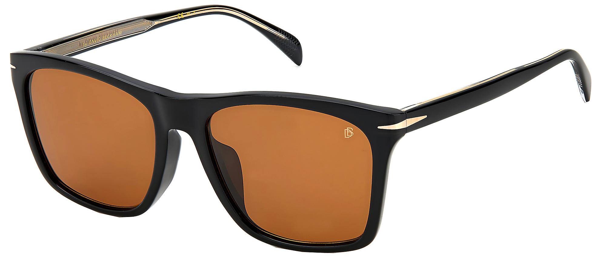 Sunglasses David Beckham DB 1054/F/S BLACK/BROWN 57/18/145 Man