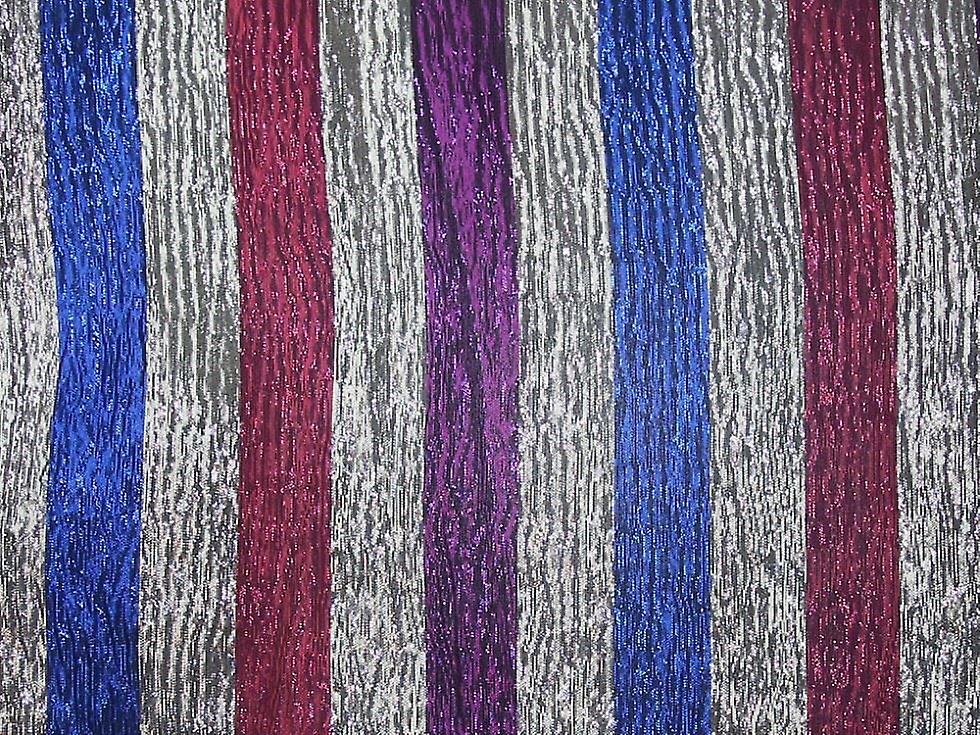 Minerva Crinkle Metallic Lame Fabric Pink Purple Blue Silver - per metre