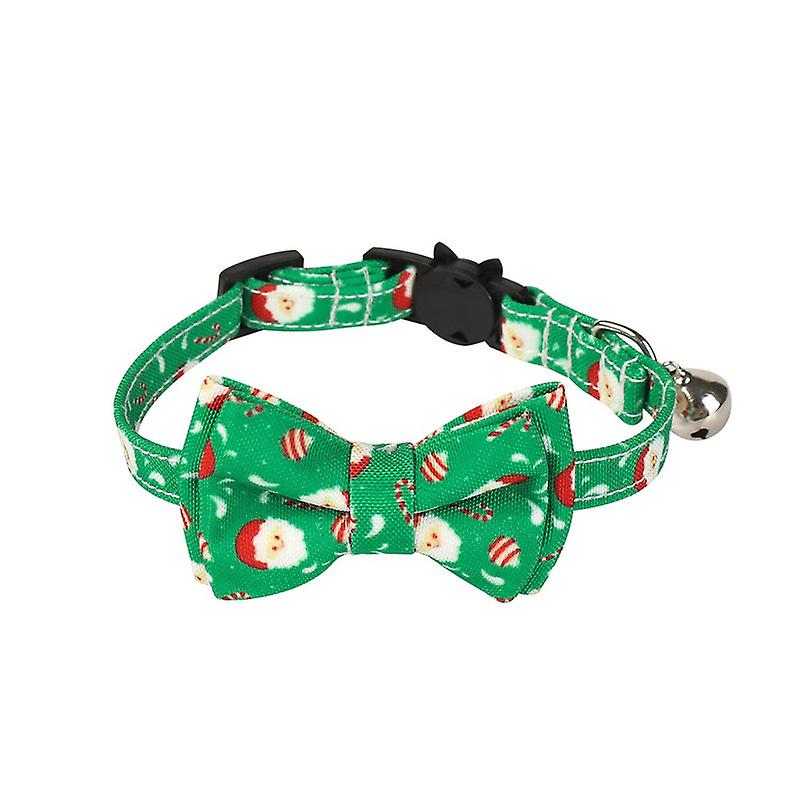 Christmas Cat Bow Collar , Christmas Pet Collars