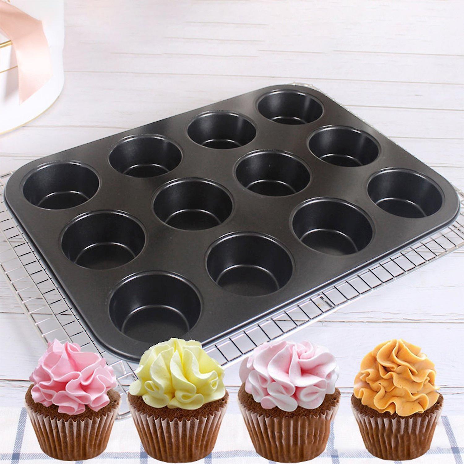 Silicone Cupcake Pan Trudeau Silicone 12 Count Standard Muffin