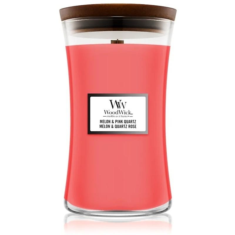 WoodWick Large - Melon &; lyserød kvarts