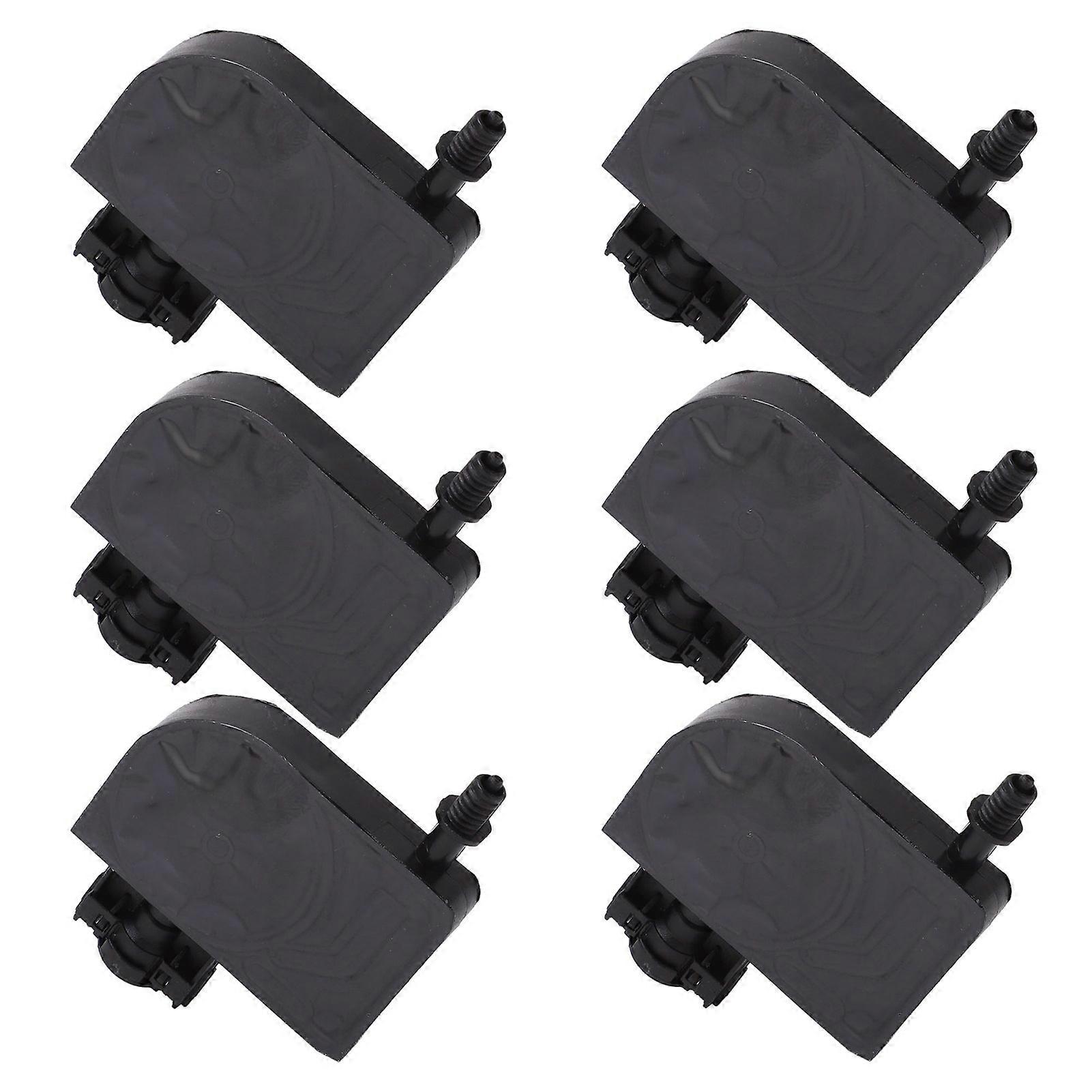 6Pcs Black Printer Ink Damper Corrosion Resisting Fluent PP Material Printer Damper for 4800 