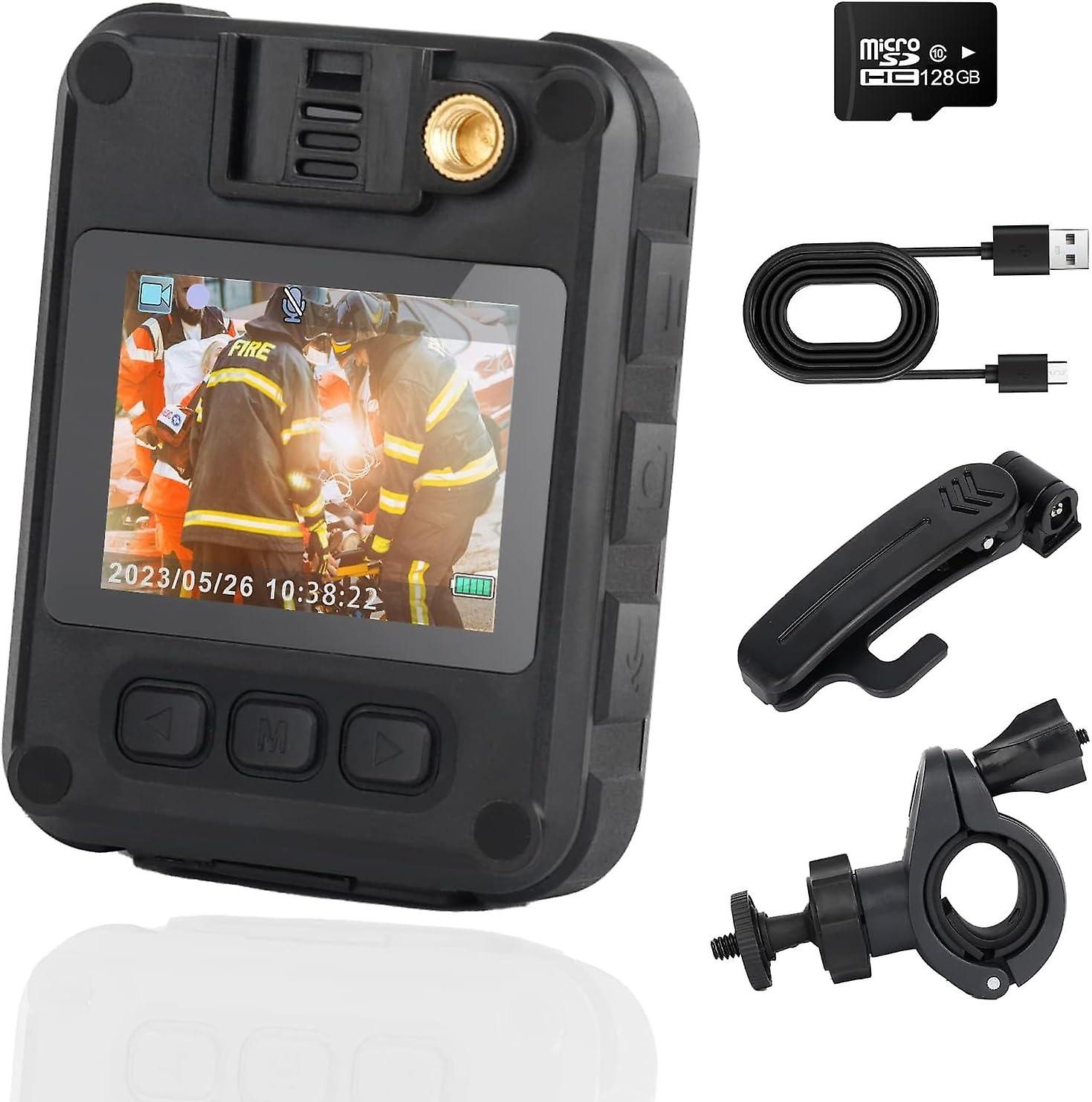 מצלמת גוף 1440p hd עמיד למים ראיית לילה GPS מתאים לאכיפת החוק ולשימוש אישי