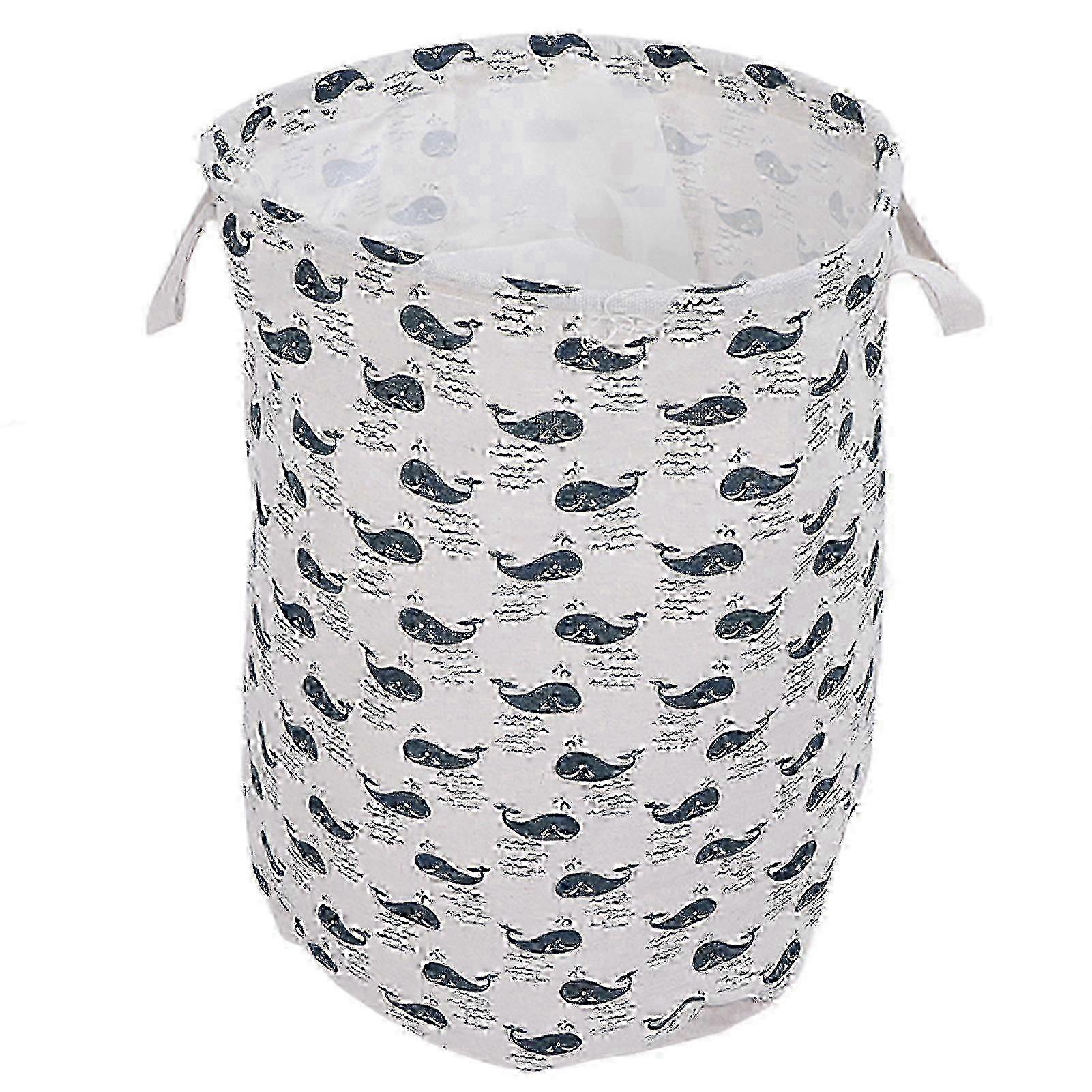 Scandinavian Style Laundry Basket, Foldable Storage Bin With Collapsible Design For Space Saving, Fashionable Pattern And Durable Material, Perfect