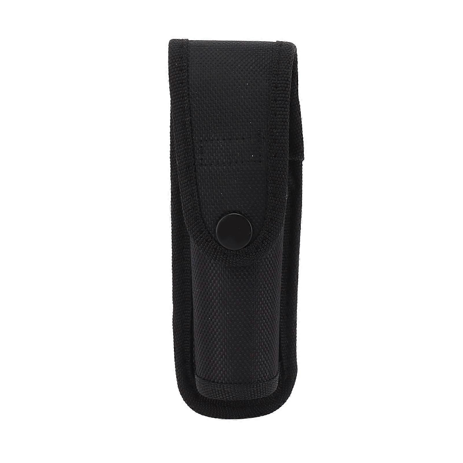 Portable Flashlight Holster Durable Torch Protective Case Nylon Material Lightweight Design Secure Snap Closure Convenient for Everyday Us