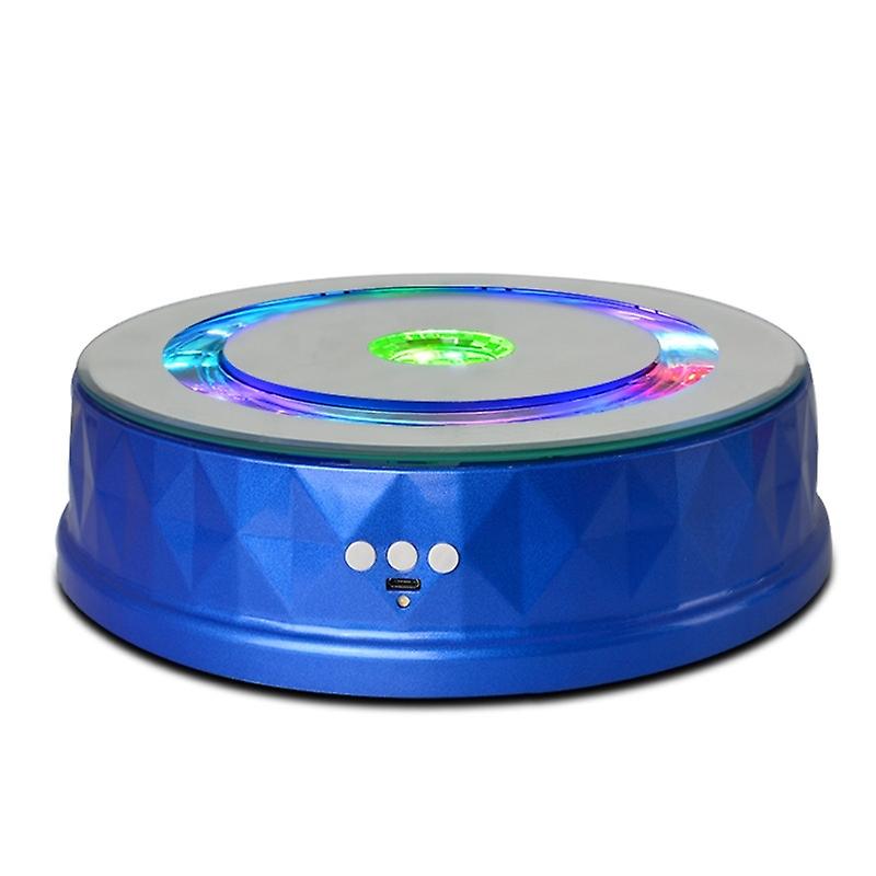 LED Light Electric Rotating Turntable Display Stand