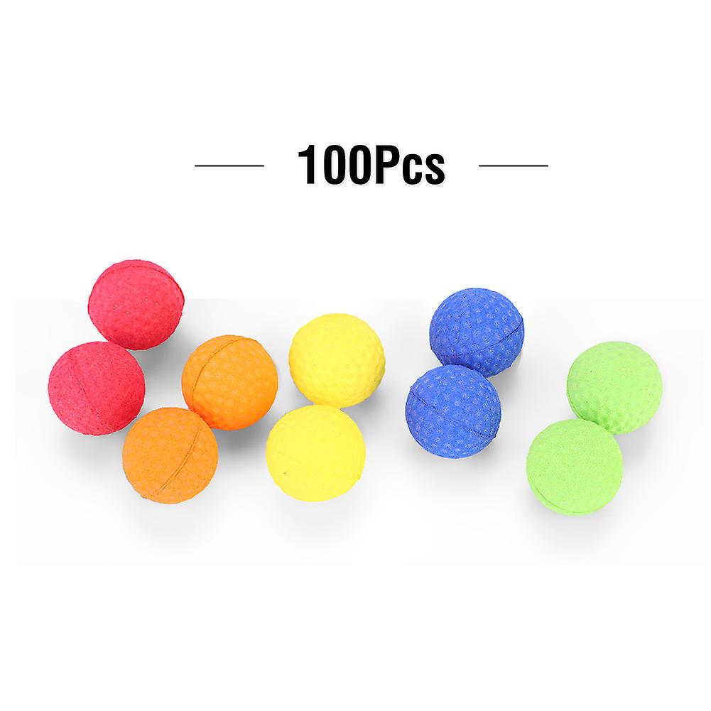 Lot de 100 balles souples colorées pour pistolet de recharge Rival Zeus Apollo
