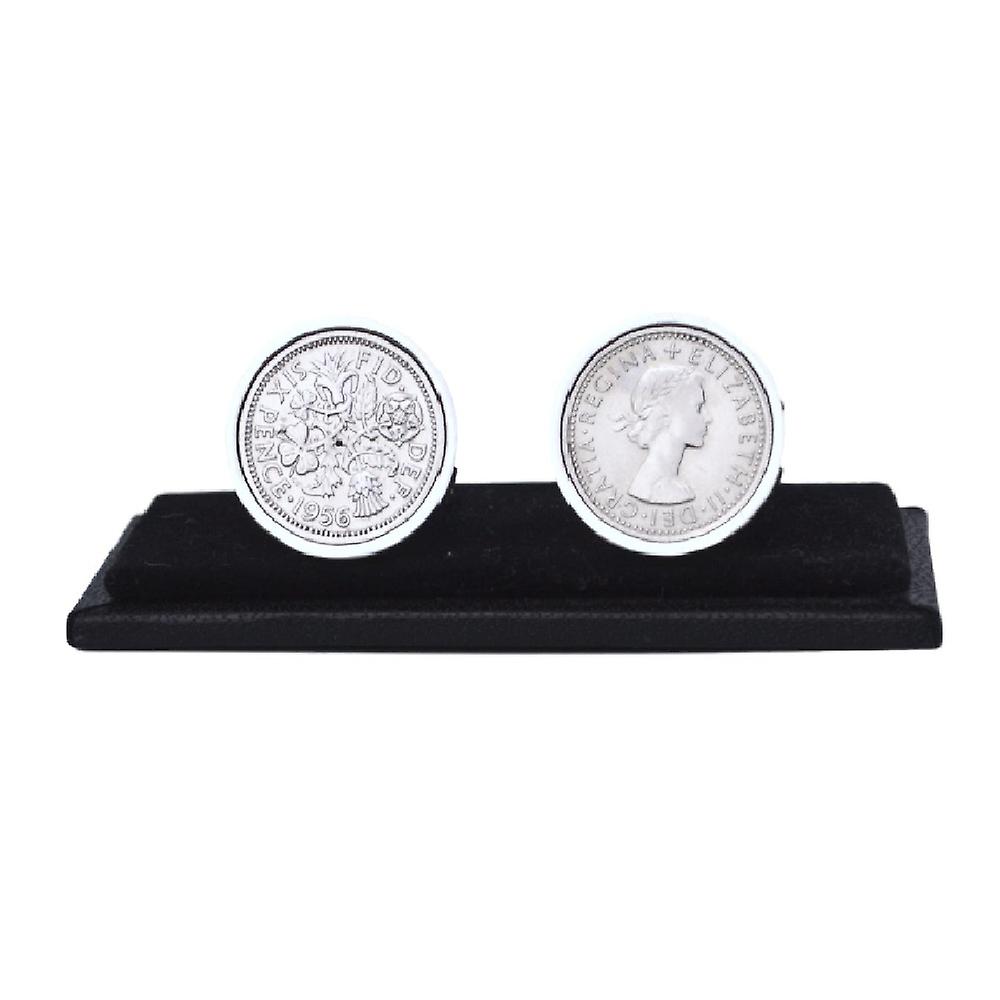 Lucky Sixpence Cufflinks | 1956