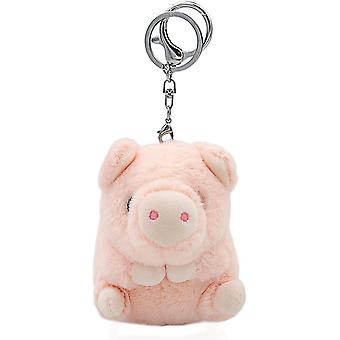 Dog Plush Keychain Toys for Kids, Stuffed Corgi Puppy Plushie Backpack Bag Pendant Dolls Gift (Gray)