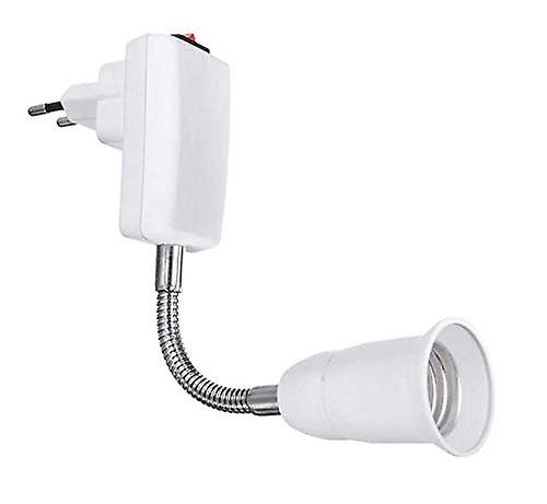 E27 Socket with Switch for Kitchen Wall Lamp, AC 220V, E27 Lamp Holder Free Standing, Wireless Wall