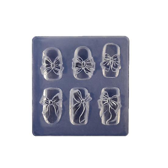 Bowknot Carving Mould Safe Exquisite Thick Three Dimensional Bow Mold