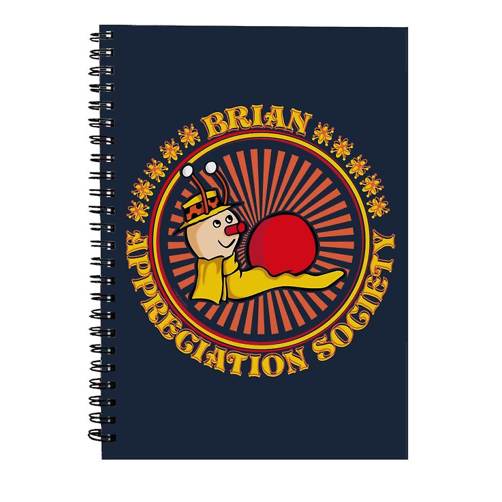 The Magic Roundabout Brian Appreciation Society Spiral Notebook