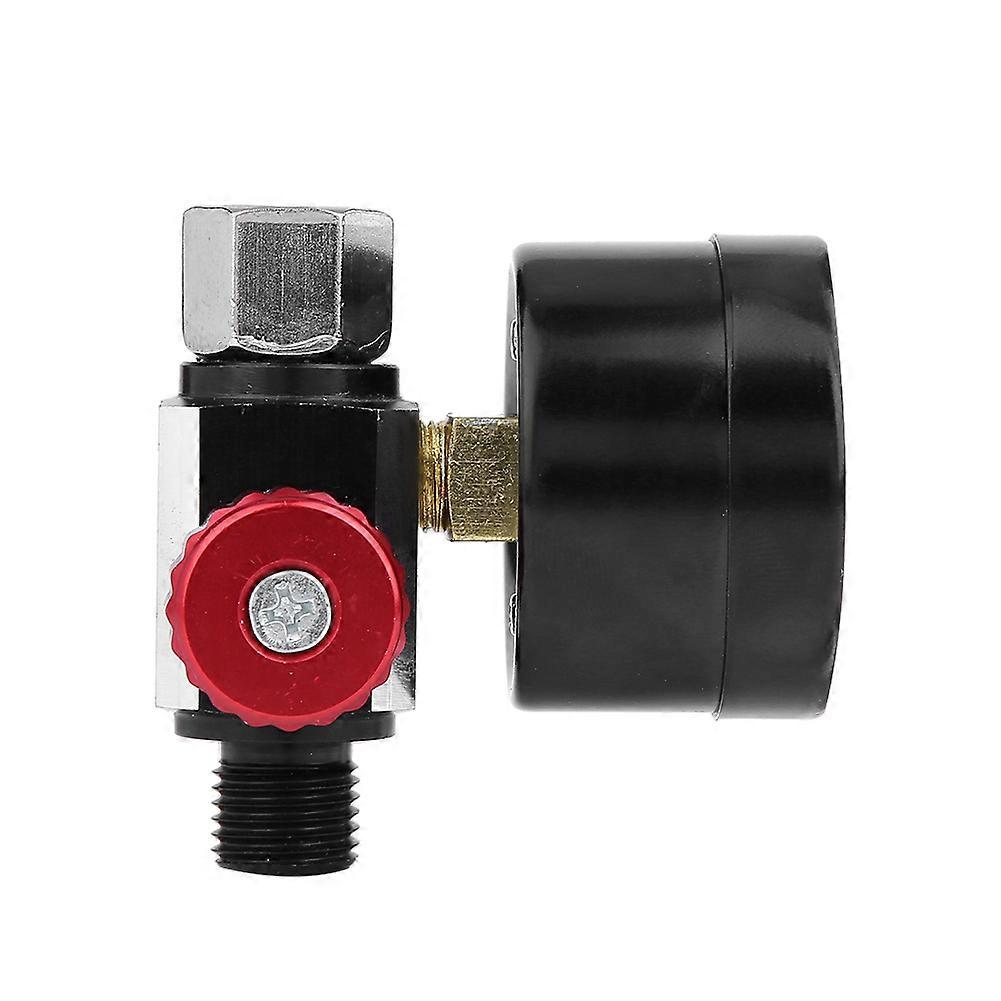 1/4" BSP Auto Spray Gun Air Regulator With Pressure Gauge and Diaphragm Control