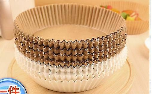 100 Pcs Air Fryer Paper Liners Disposable Non-stick Baking Liner Papers Bowls for Baking Roasting Microwave