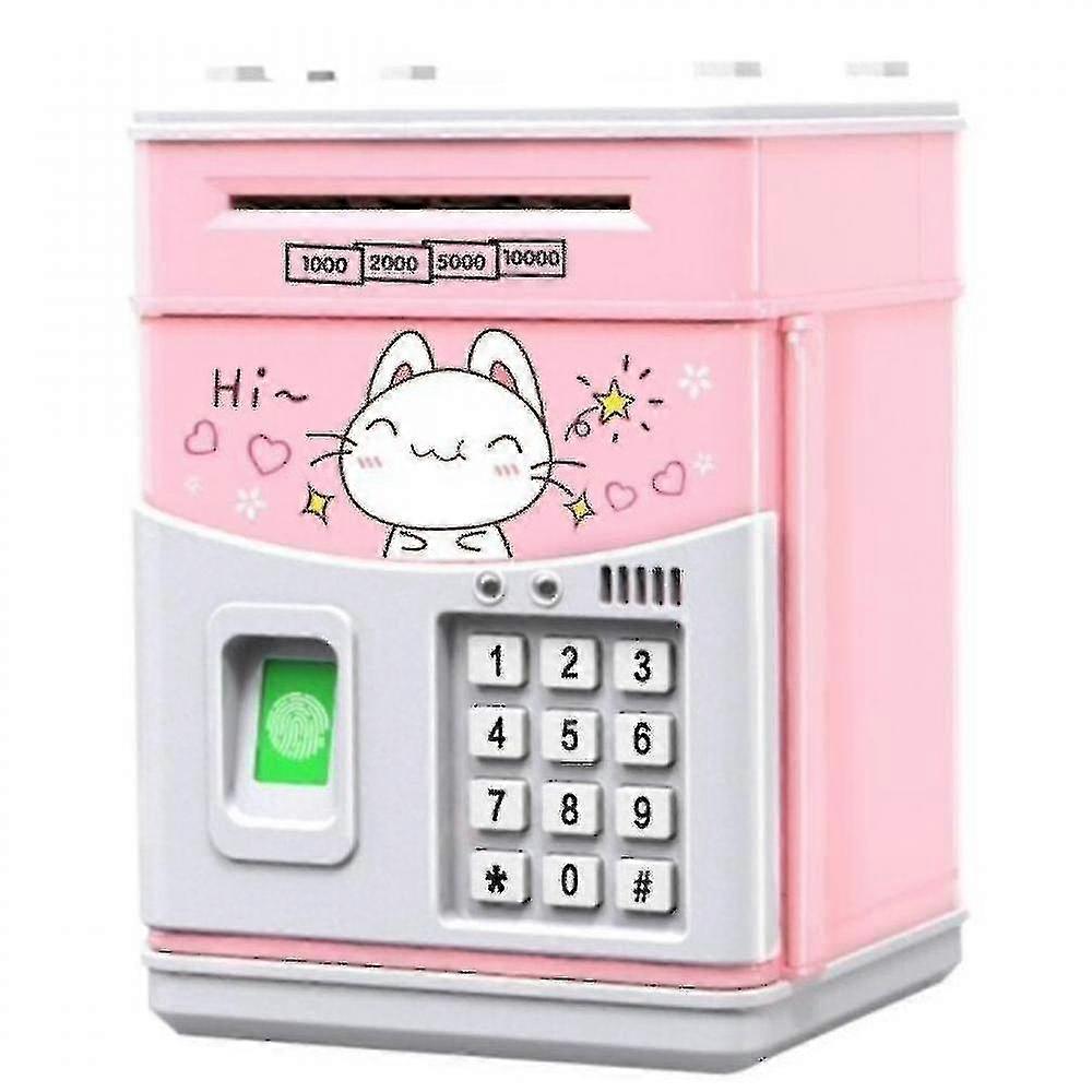 電子貯金箱 子供用貯金箱 コード付き 電子マネーバンク 貯金箱 子供用 安全バンク