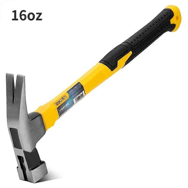 10/13/16oz Fibernon-slip Handle Claw Hammer Multifunction Woodworking Portable Hand Tool Magnetic Card Structure Hammer