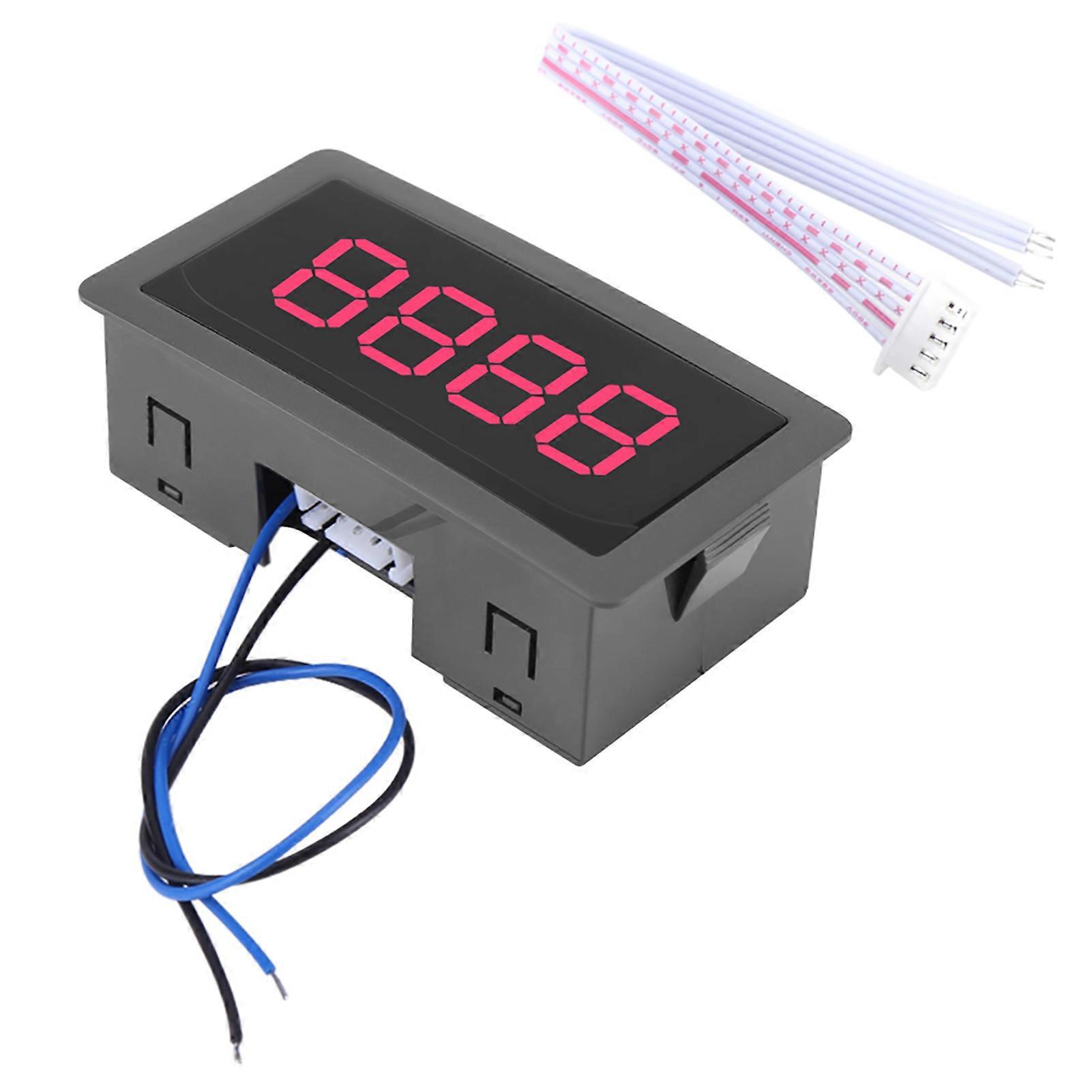 DC LED Digital Display 4 Digit 0?9999 Up/Down Plus/Minus Panel Counter Meter Red