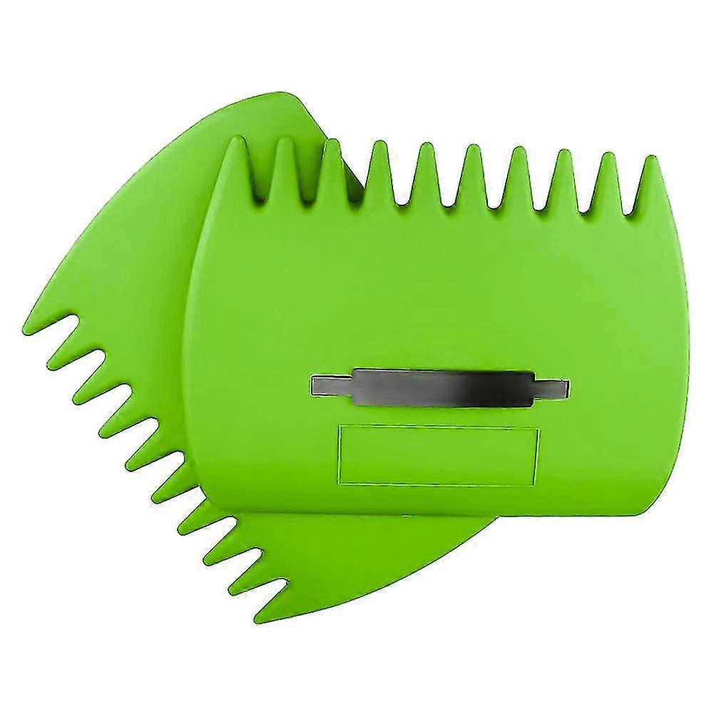 Large Garden and Yard Leaf Shovels Hand Rake, Plastic Leaf Rake, Multi-Use for Leaves, Lawn Trash and Trash Collection1pair