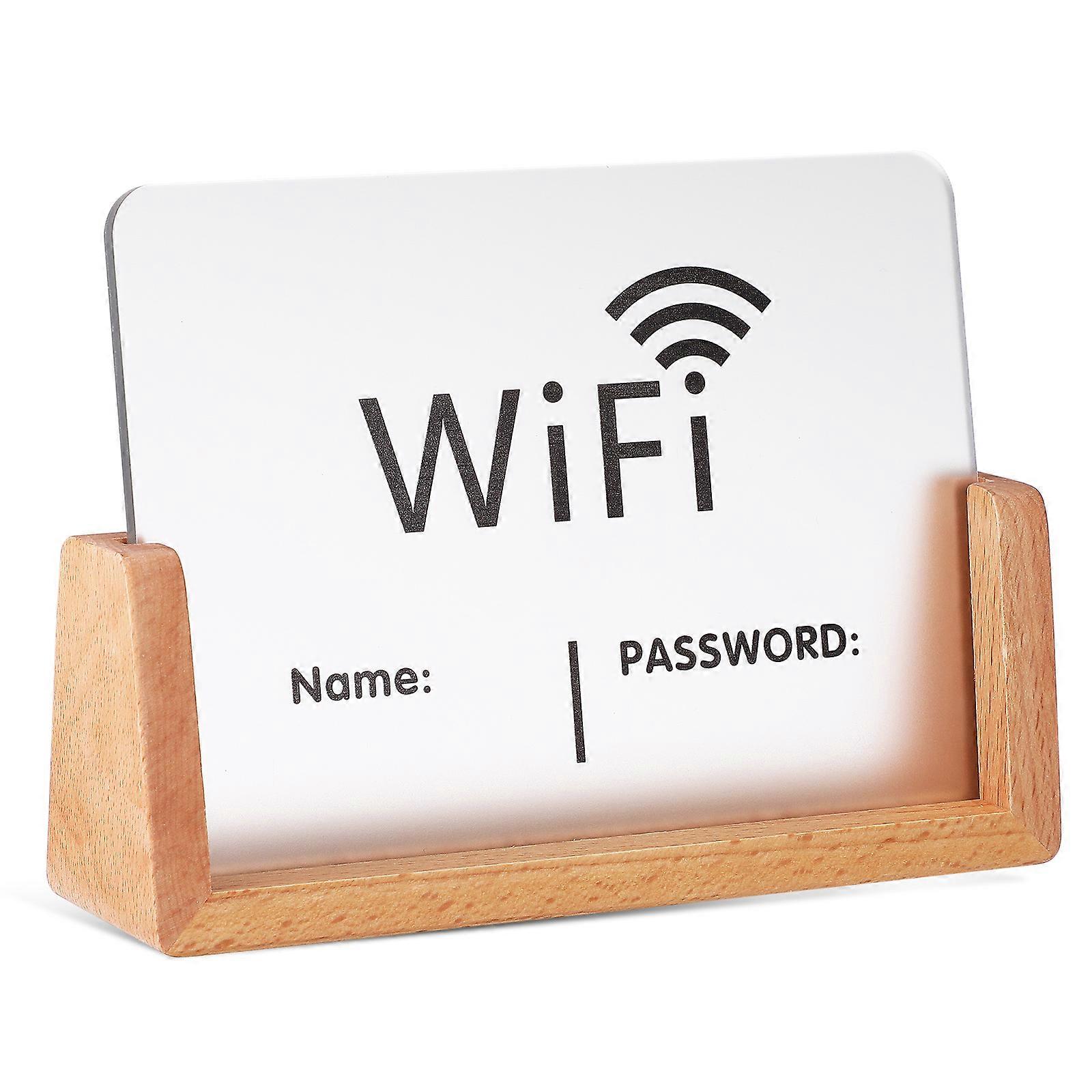 Wifi Password Sign Tabletop Wifi Sign Wifi Board Wifi Password Indicator Sign Board For Business