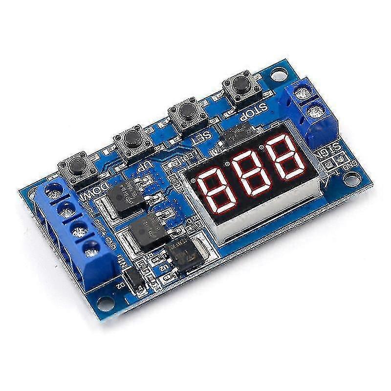 Dc 12V 24V Dual Mos Led Digital Time Delay Relay Trigger Cycle Timer Module